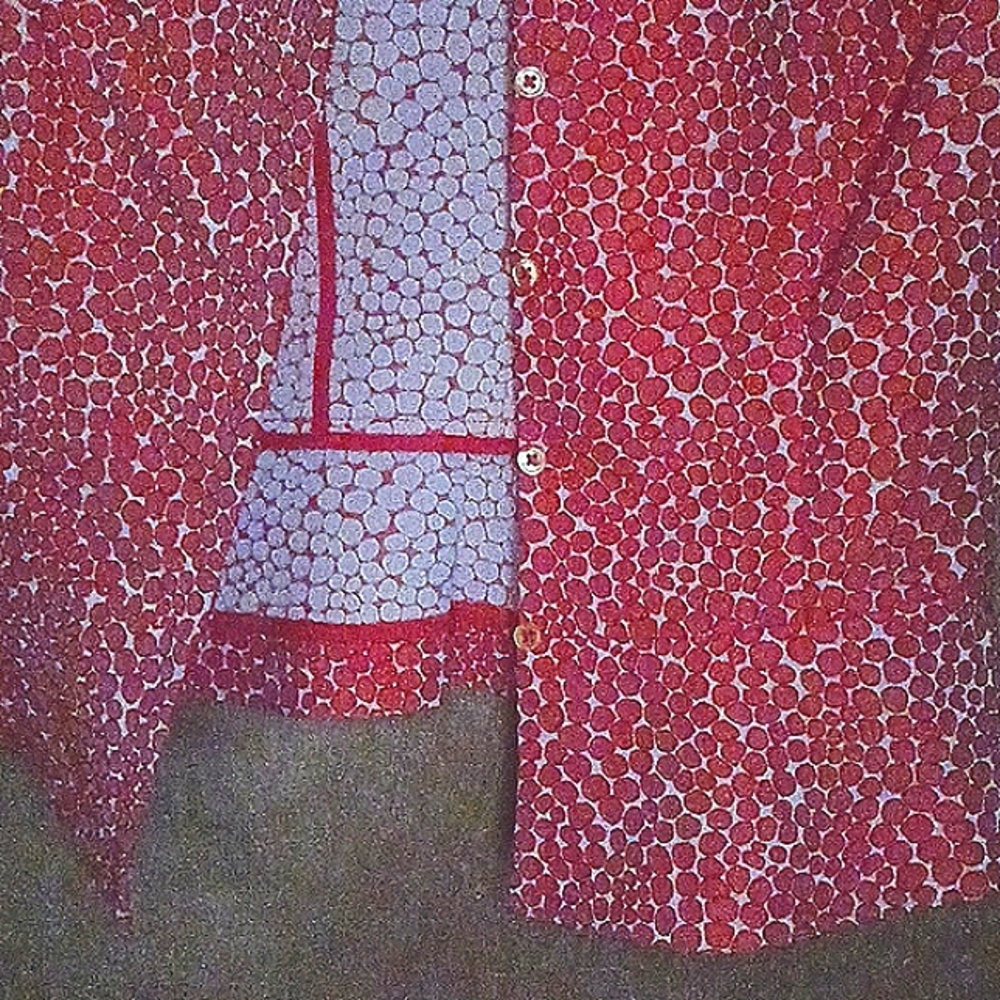 DONCASTER Collection NWT Embroidered Peplum Designer Blouse-Size 2 - Picture 7 of 11
